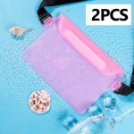 Lot de 2 sacs �tanches avec sangles r�glables pour t�l�phones portables, natation, rafting, camping et ...