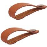 Lot de 2 sangles pour ukul�l� - en cuir synth�tique - avec bouton - pour ukul�l� et guitare acoustique ...