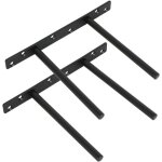 Lot de 2 support pour �tag�re flottante invisible support en m�tal pour tablette flottante en bois dissimul� ...