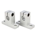 Lot de 2 support de fixation d'arbre sk10, mat�riau de fixation d'arbre en alliage d'aluminium pour rail ...