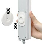 Lot de 2 supports de multiprises auto - adh�sifs - fixation sans perforation pour support mural - pour ...