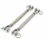 Lot de 2 tendeurs � m�choires m10 en acier inoxydable 304 avec fermoir magn�tique, vis de fermeture en ...