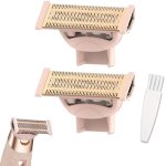Lot de 2 t�tes de rasage de rechange pour le corps, compatibles avec les lames de rasoir finish touch ...