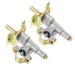Lot de 2 vannes de r�gulation de br�leur pour plaque de cuisson, pi�ces de rechange pour gaz