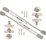 Lot de 2 v�rins � gaz pour meubles - 60 n - ressort hydraulique � gaz - pour meubles - ferrure � gaz ...