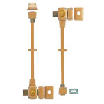 Thirard - lot 2 verrous double entr�e mirage 6 pour porte d'entr�e, cyl. 45mm, tringles 4 pts en acier, ...