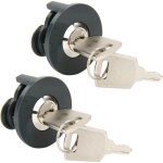 Lot de 2 verrous pour prises avec cl� ? verrouillables, protection antivol et anti - insertion, s�curit� ...