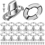 Lot de 20 attaches � vis rotatives pour toile b�che boutons - pression pour rideaux de bateau attaches ...