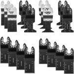 Lot de 20 bois / bimtal universel multi outil oscillant quick release lames de scie outil oscillant, ...