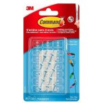 Lot de 20 crochets adh�sifs incolore / transparent - command