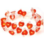 Lot de 20 led guirlande lumineuse photo, 2m guirlande lumineuse coeurs guirlande love avec 20 clips ado ...