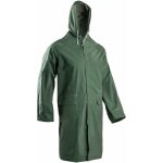 Coverguard - lot de 20 - manteau de pluie travail pvc coat - vert l - 48 / 50