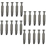 Jardiboutique - lot de 20 pitons douille inox  12 mm, pour bche de piscine.