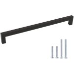 Lot de 20 poign�e porte coulissante poign�e meuble cuisine lsj12bk320 poign�e noire poign�e porte poign�e ...