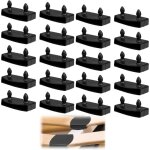 Lot de 20 supports de sommier � lattes 55 mm support lat�ral interne noir accessoires de literie en plastique ...