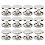 Lot de 200 rivets tubulaires en m�tal � double t�te pour cuir, r�paration, sacs, ceintures, chaussures, ...