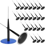 Lot de 24 kits de r�paration d'entretien des pneus, patch de 50 mm et tige de 6 mm, pour voitures, camions ...