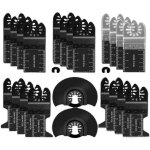 Vurahome - lot de 24 lames de scie oscillante pour bois, m�tal, plastique, lames d'outils oscillants ...
