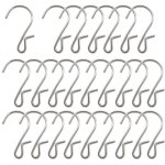 Lot de 25 crochets en forme de s, crochets en m�tal en forme de s, cintres en m�tal, crochets de d�coration ...