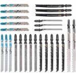 Lot de 25 lames de scie sauteuse t118a / t144d / t101b / t123x / t101ao / t127d / t345xfpour couper m�tal ...