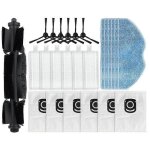Lot de 25 pi�ces pour aspirateur tefal rowenta x - plorer s�rie 75s rr8577wh / 75s + rg8597w : brosse, ...