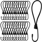 Lot de 25 tendeurs de b�che avec crochets, 20 cm pour b�ches, filets et banni�res