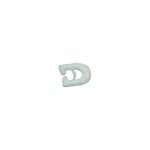 Lot de 25x glisseur nylon pour rails de rideaux en i