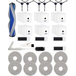 Lot de 27 accessoires pour ecovacs deebot t30 omni / deebot t30 pro omni robot aspirateur, 1 brosse principale ...