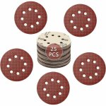 Vurahome - lot de 2disques abrasifs 125 mm 8 trous � crochet et boucle disques abrasifs 125 mm pour ponceuse ...