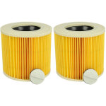 Lot de 2x filtres � cartouche compatible avec k�rcher a 4000 plus, k 2000, k 2150 aspirateur � sec ou ...