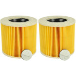 Lot de 2x filtres � cartouche compatible avec k�rcher nt 38 / 1 classic aspirateur � sec ou humide - ...