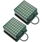 Lot de 2x filtres compatible avec vorwerk kobold vk130, vk131, vk131 sc, 130, 131, 131 sc aspirateur ...