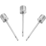 Lot de 3 aiguilles de pompe � air de football en acier inoxydable, id�ales pour gonfler les ballons de ...