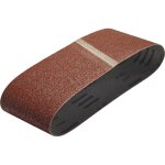 Lot de 3 bandes abrasives pour bois et m�tal, pour ponceuse � bandes - dimensions 76 x 457 mm - grain ...
