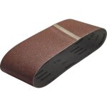 Lot de 3 bandes abrasives pour bois et m�tal, pour ponceuse � bandes - dimensions 76 x 457 mm - grain ...
