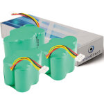 Visiodirect - lot de 3 batteries pour hoover rvc0011 - 001 aspirateur robot 3500mah 6v
