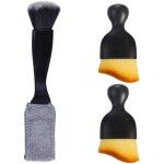 Lot de 3 brosses � poussi�re pour int�rieur de voiture, kit d'outils de nettoyage int�rieur doux, brosse ...