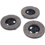 Hoover - lot de 3 disques feutre z16 pour cireuse diametre du disque : 12, 8 cm.