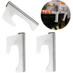 Lot de 3 entretoises universelles en acier inoxydable pour barbecue