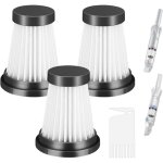 Lot de 3 filtres hepa pour moosoo k12, k12 pro, k13 aspirateur sans fil, pour genius invictus one 1. ...