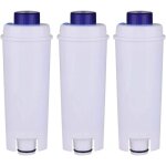 Lot de 3 filtres pour machine � caf� automatique delonghi dls c002 dlsc002 ser 3017 ser3017 accessoire ...