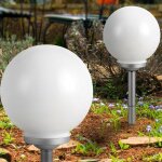 Set de 3 lampes solaires à led pour l'extérieur balcon eclairage jardin deko lampes enfichables boules ... Set de 3 lampes solaires à led pour l'extérieur balcon eclairage jardin deko lampes enfichables boules ...