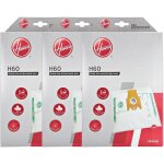 Lot de 3 paquets de 4 sacs h60 microfibres pour aspirateurs hoover 35602584