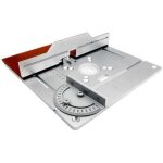 Lot de 3 plaques de fraisage en alliage d'aluminium fraiseuses � bois, flip - board, machine � d�couper, ...