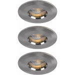Lot de 3 spots led encastrables ext�rieur zone plafond �clairage ip65 salle de bain paulmann 994. 61