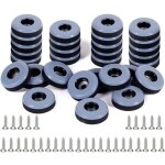 Lot de 30 clous patins pour meubles ronds 19mm patins en t�flon � visser pour chaises tables armoires ...