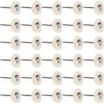 Lot de 30 mini - brosses plates � spirale pour le d�capage de peinture, la sculpture sur bois et le polissage, ...