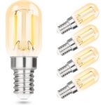 Lot de 4, ampoules led blanc froid e14 - lampes vintage t22 led 2w, douille r�tro edison, lumi�re 6000k ...