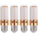 Lot de 4 ampoules led e27 ma�s 16w, �quivalent 100w incandescence, 1600lm blanc chaud 3000k, non dimmable, ...