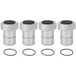 Lot de 4 but�es d'�tabli de 20 mm en alliage d'aluminium avec patin antid�rapant pour table mft